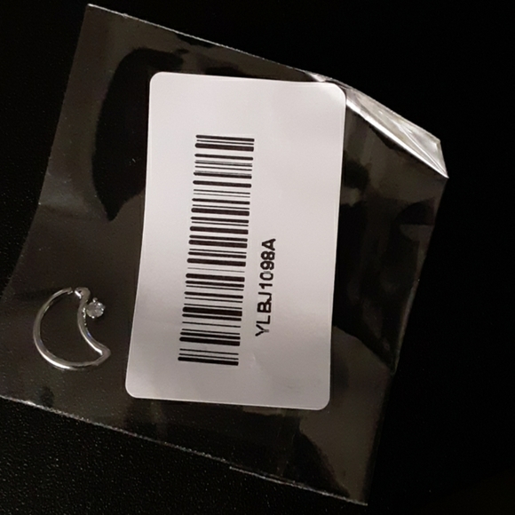 Moon shape segment Ring- silver - Picture 4 of 4